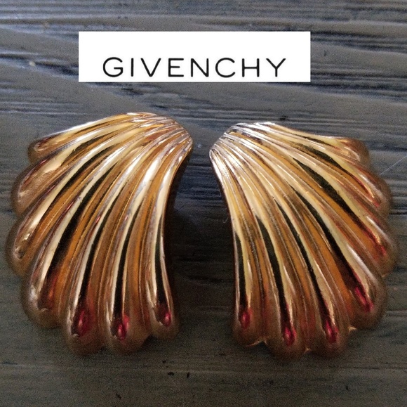 Givenchy Jewelry - Givenchy earrings goldtone shell #GodOdditiesDeco